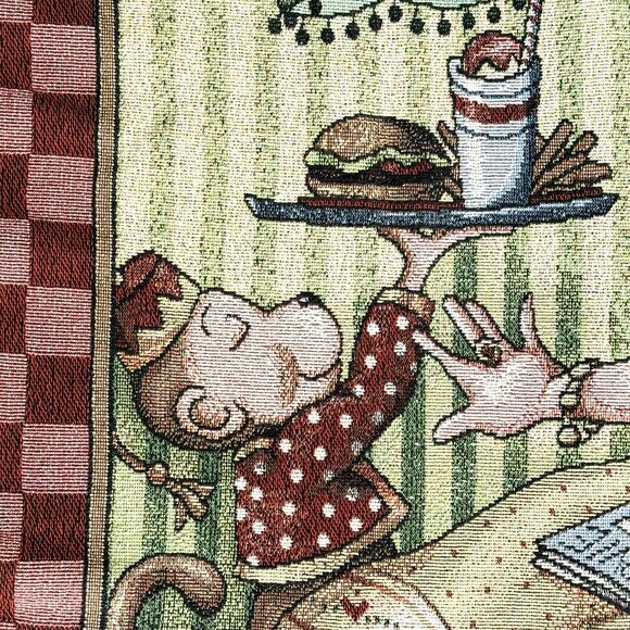 Mary Engelbreit Vintage 90s PRINCESS QUITE A LOT Throw Blanket Tapestry 47x68” - Picture 6 of 10